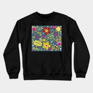 Brightly Colored Flowers for fans of Brilliant Colors Crewneck Sweatshirt